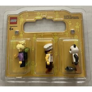 Lego Minifigure 3-Pack 852766 Camper Chef and Panda Item No. 4570203 Ages 6+ NIP
